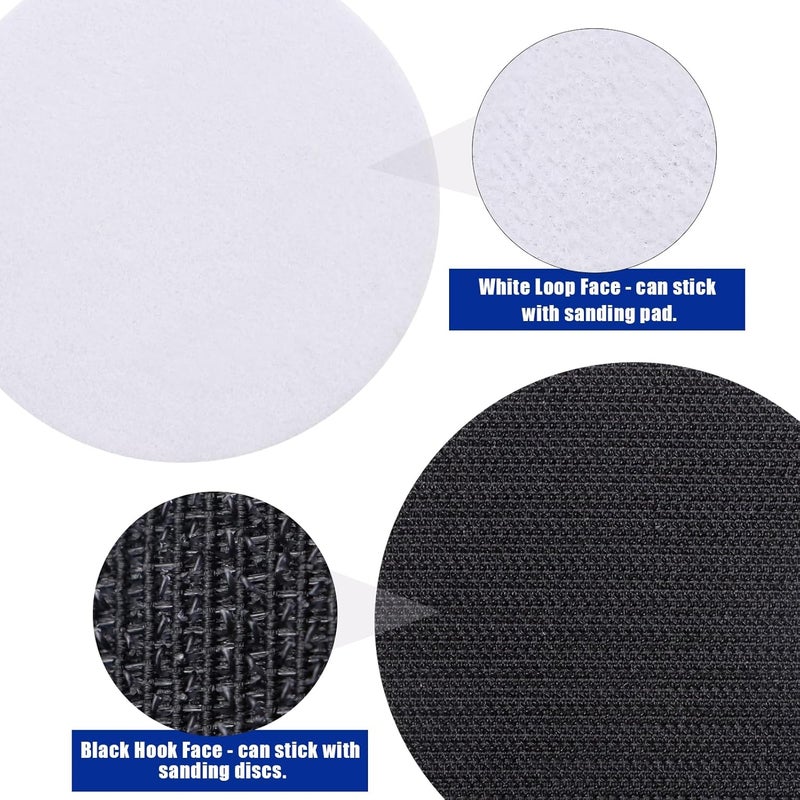 SIJDIEE 6 Pack Interface Pads, 3 Inch Hook and Loop Soft Density Sponge Cushion Buffer Backing Pad, Foam Sanding Interface Pads for Orbital Sander Automotive Woodworking Polishing - Image 4